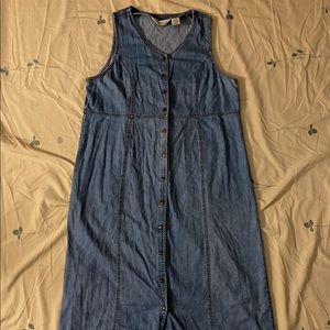 Denim Button Up Dress